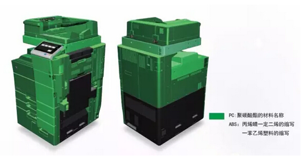70%主機材料采用再生PC/ABS和生物塑料-科頤辦公