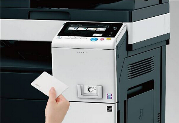 柯尼卡美能達刷卡認(rèn)證解決方案 刷卡認(rèn)證后再輸出