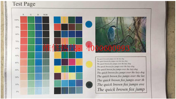 柯尼卡美能達(dá)C280打印有黑色線條效果圖-科頤辦公